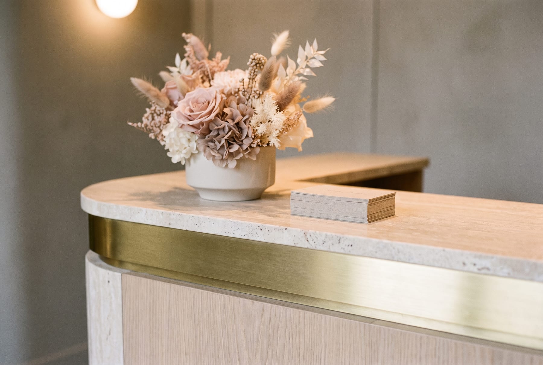 The reception at Enchanted Medical Aesthetics