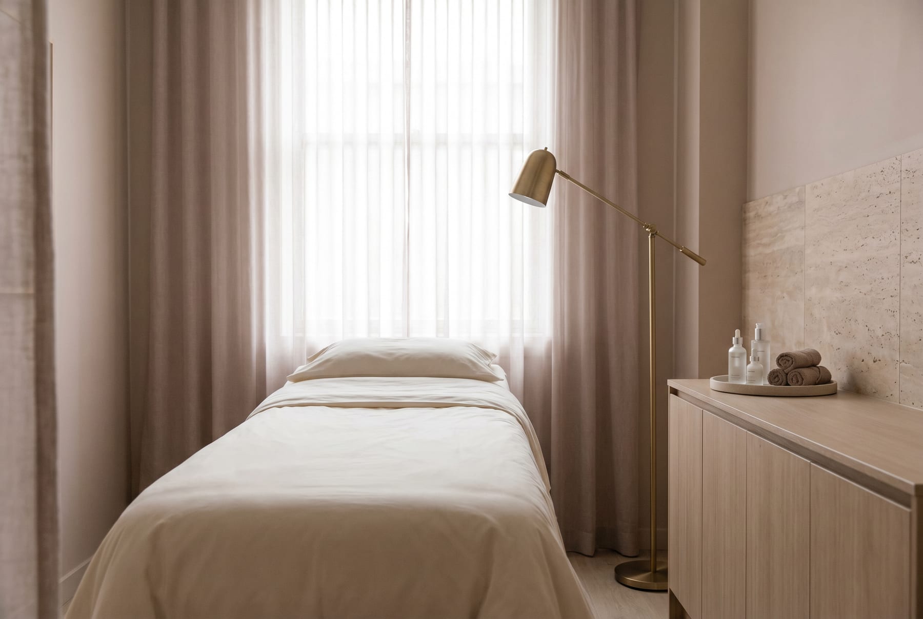 Treatment room at Enchanted Medical Aesthetics